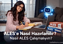 ALES’e Nasıl Hazırlanılır? Nasıl ALES Çalışmalıyım ? ALES’e nasıl hazırlanılır yazısı için online çalışan öğrenci görseli