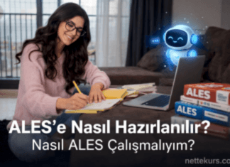 ALES’e Nasıl Hazırlanılır? Nasıl ALES Çalışmalıyım ? ALES’e nasıl hazırlanılır yazısı için online çalışan öğrenci görseli