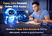 Türkiye’nin İlk Yapay Zeka Destekli Online DGS Kursu Nettekurs yapay zeka destekli online DGS kursu kapak görseli
